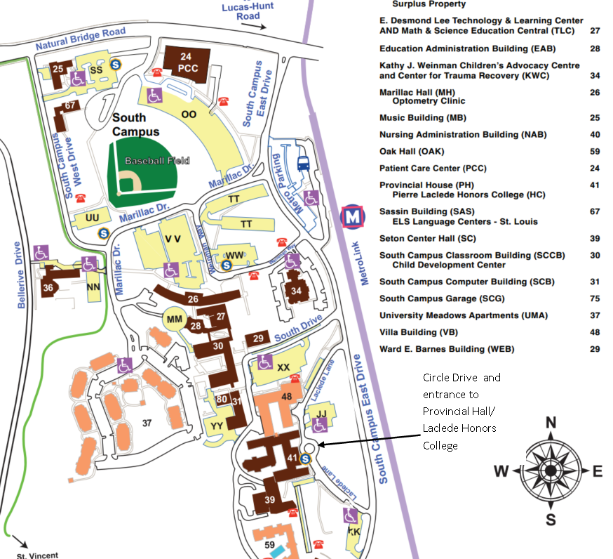 Umsl South Campus Map – Map Vector