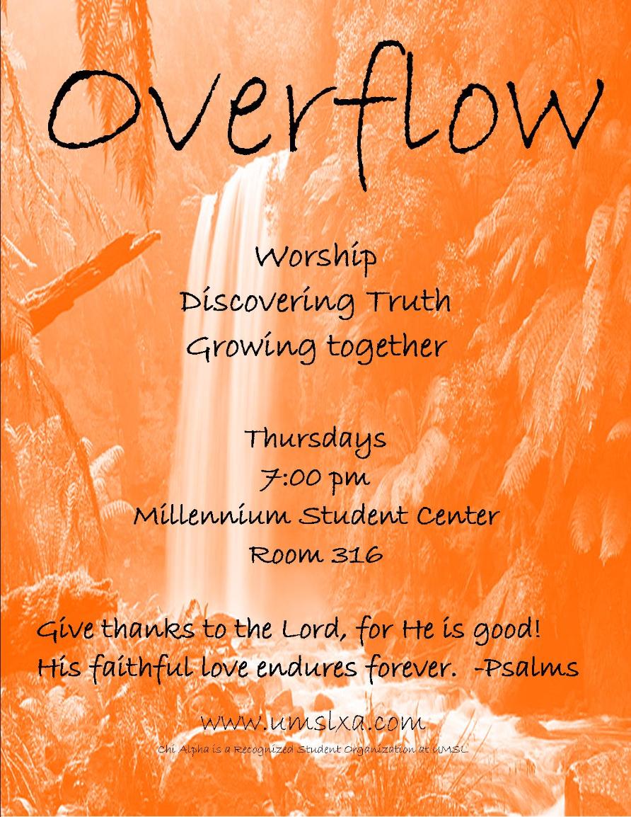 Overflow Thur 7pm MSC 316